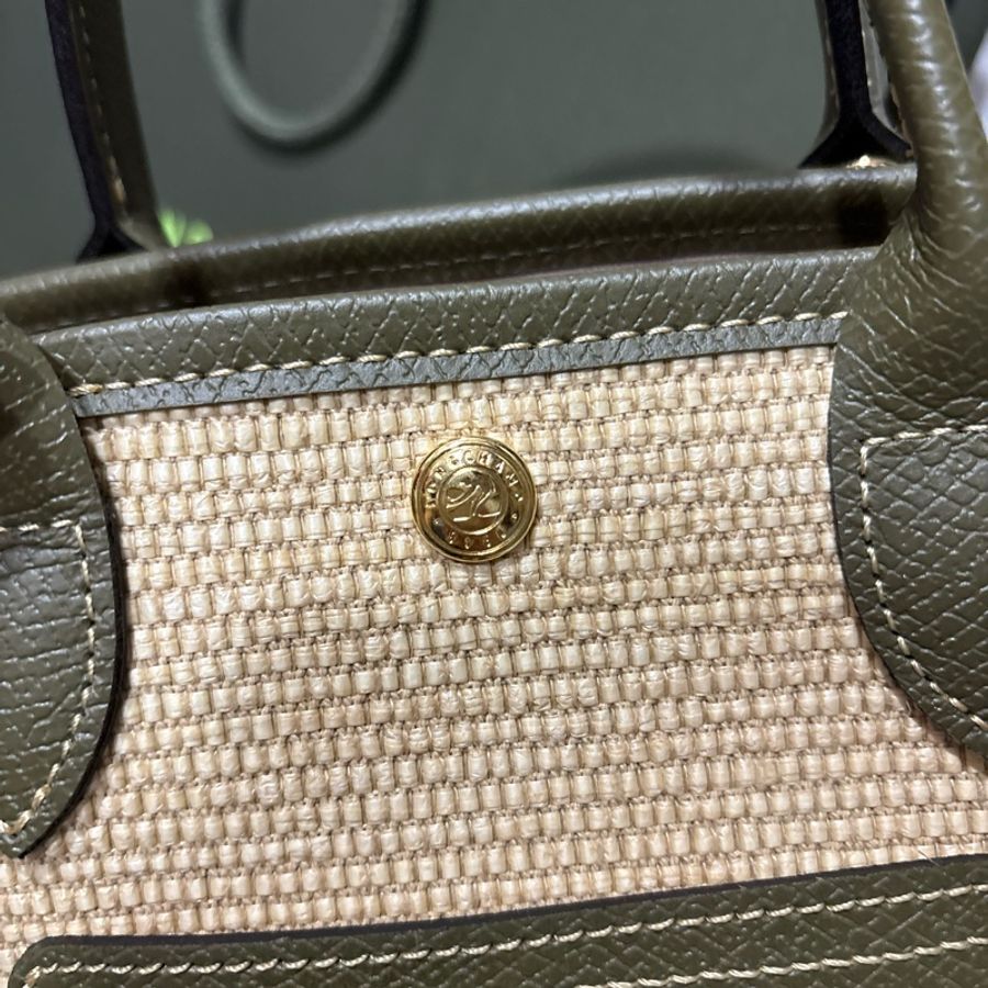 longchamp LE PLIAGE 系列 提籃包 XS 朝鮮薊色 - 帆布-10