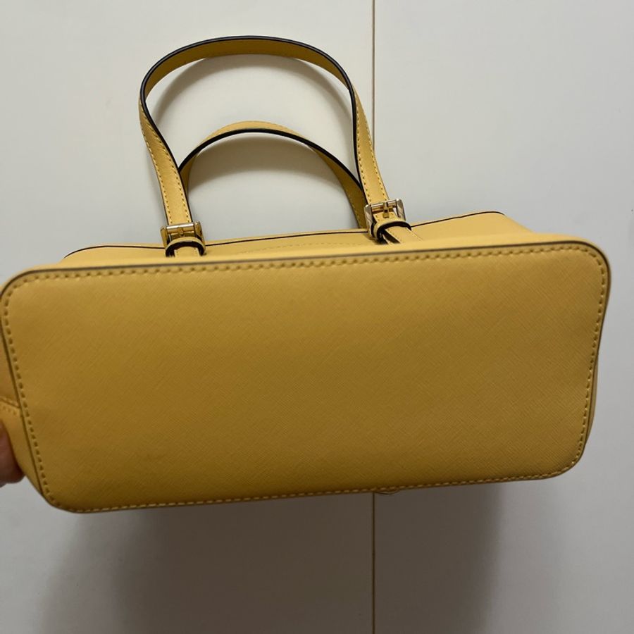 MICHAEL KORS MK 黃色小托特-7