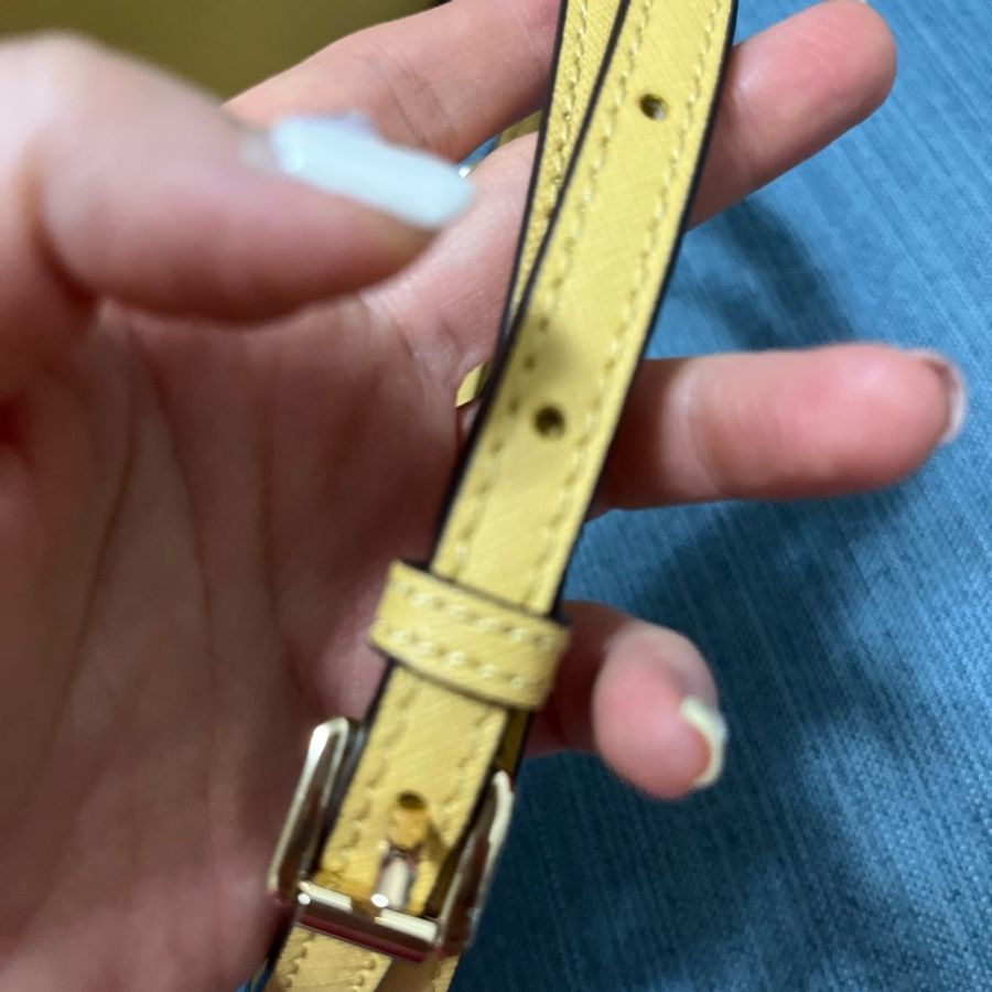 MICHAEL KORS MK 黃色小托特-11