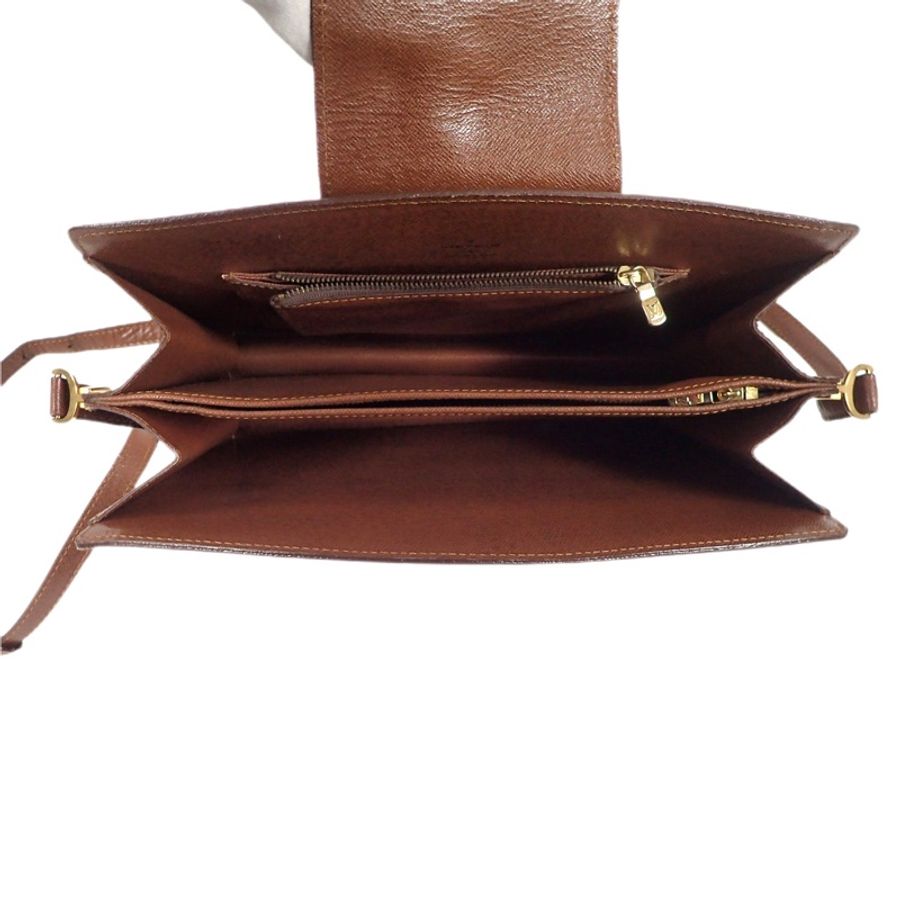 LOUIS VUITTON 路易威登 Monogram Courcelles 超美中古郵差包-12