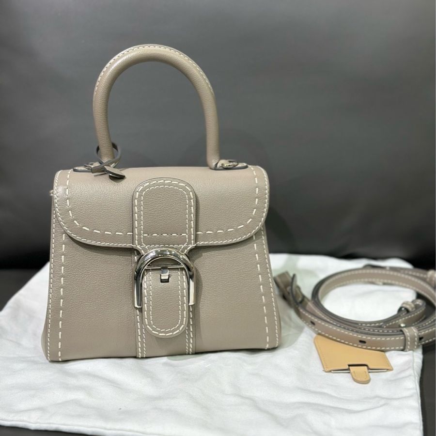 Delvaux德尔沃Brilliant+mini大象灰外缝-0