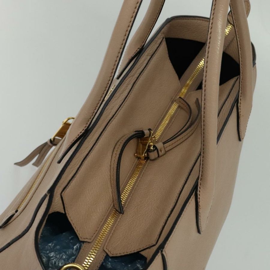 【日本直送】Miu Miu 皮革雙肩包 米色 金色 正品 122923-5