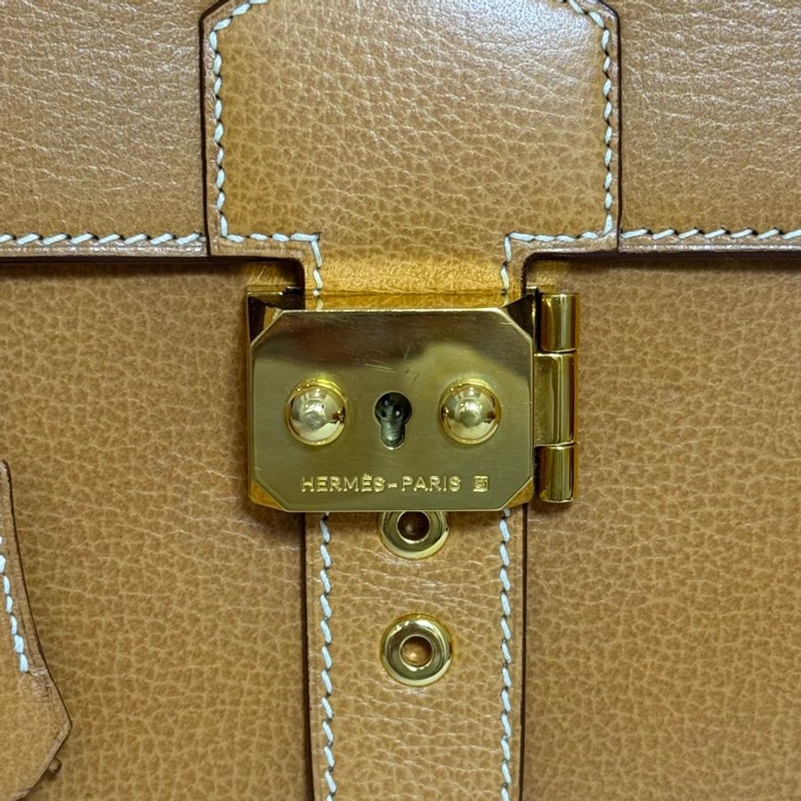 【赫蒂國際精品】 Hermès sac à dépêche 38 商務公事包-17
