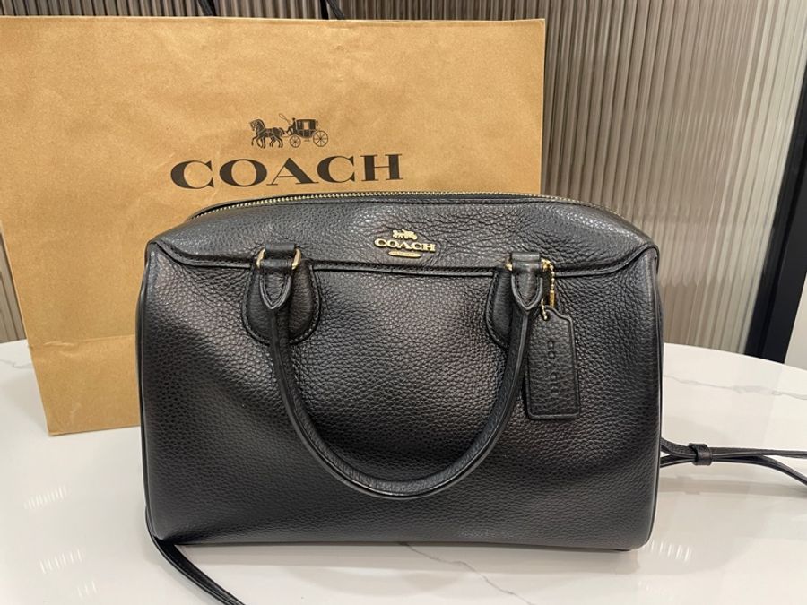 降價❗️Coach波士頓包(黑)手提包斜背包-1