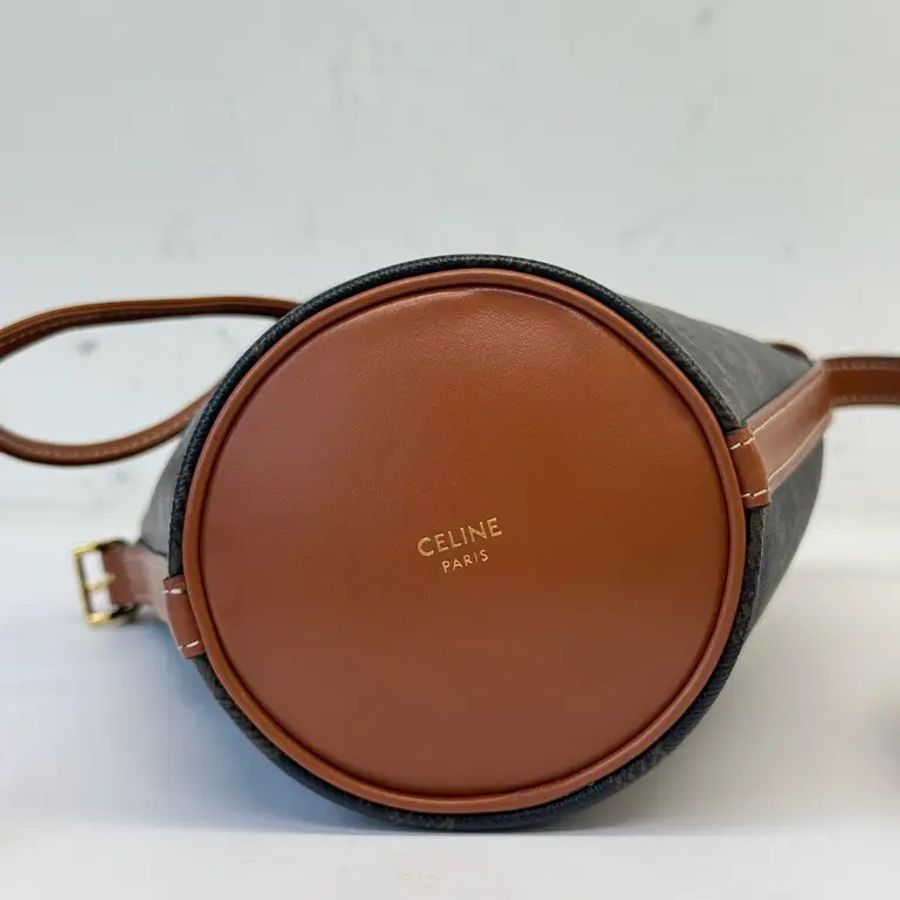 Celine 老花迷你斜背包水桶包-2