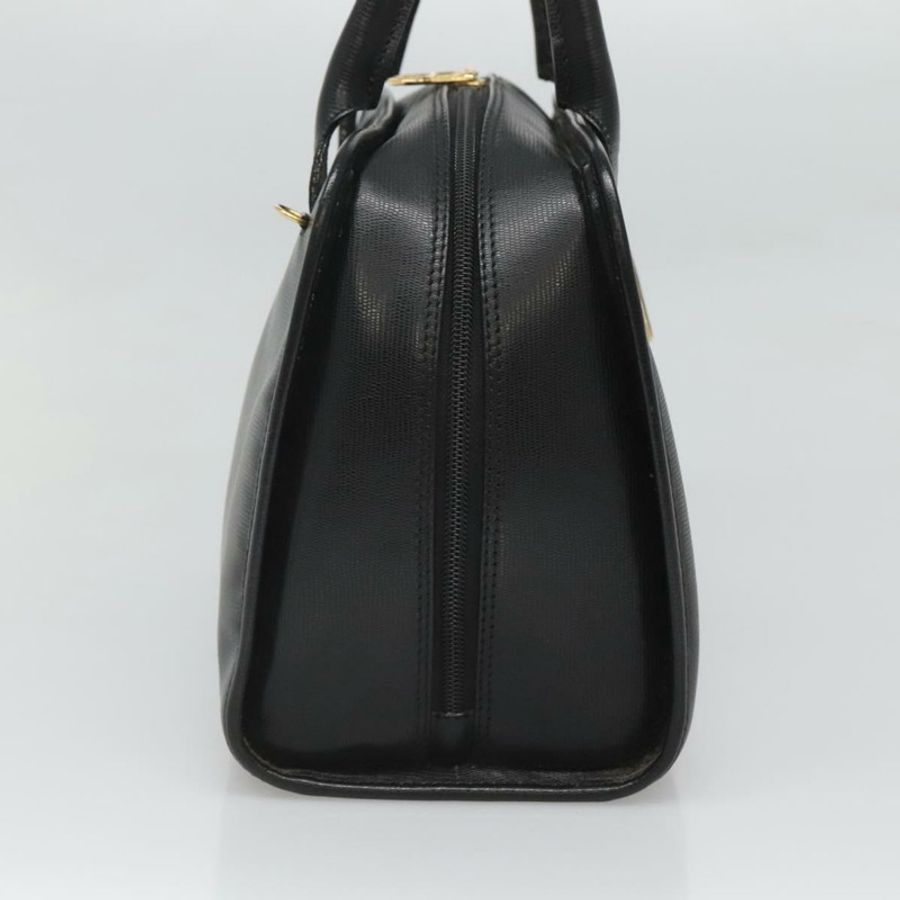 【日本直送】CELINE 手提包 皮革 2way 黑色 金色 Auth 123321-2