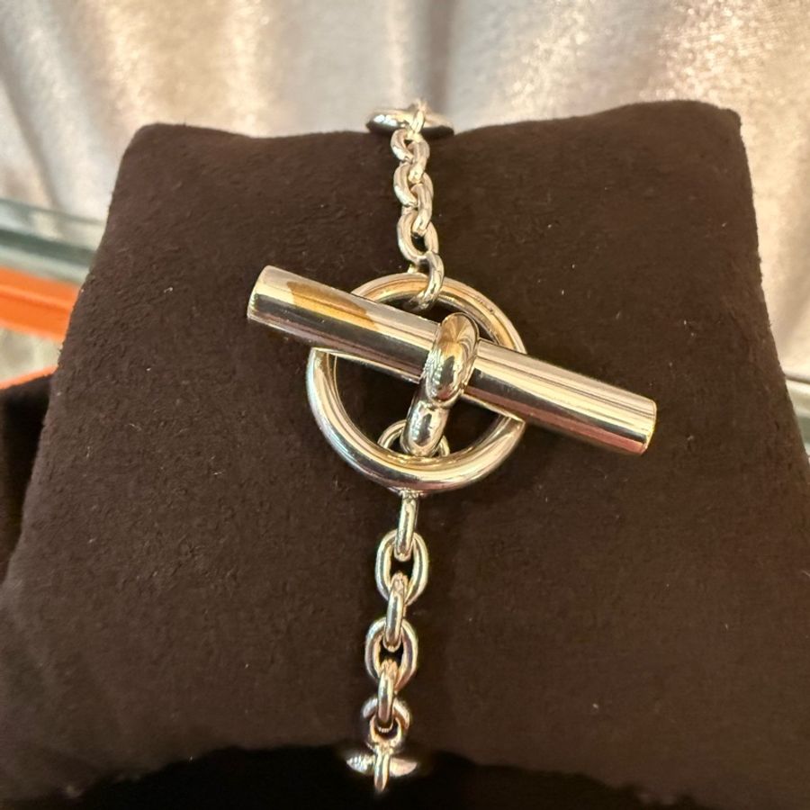 Hermes 925純銀豬鼻手鏈-2