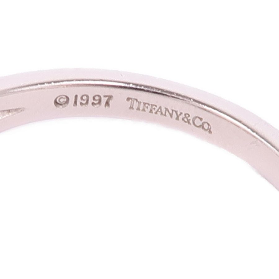 TIFFANY＆CO PT950鉑金Floral Ring 1997戒指US#4.25-6