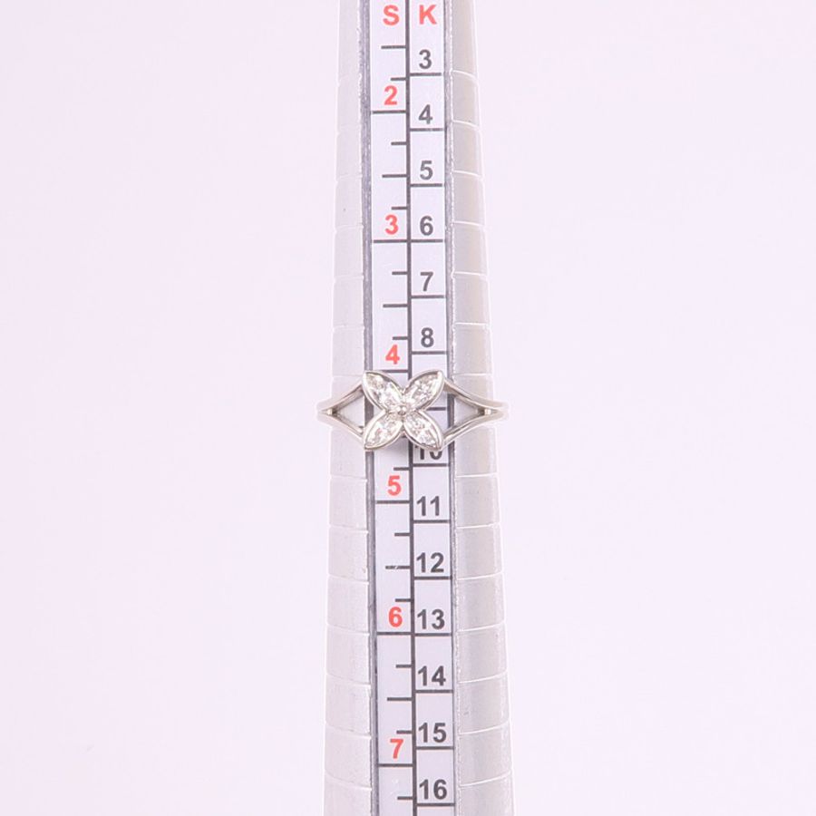 TIFFANY＆CO PT950鉑金Floral Ring 1997戒指US#4.25-8