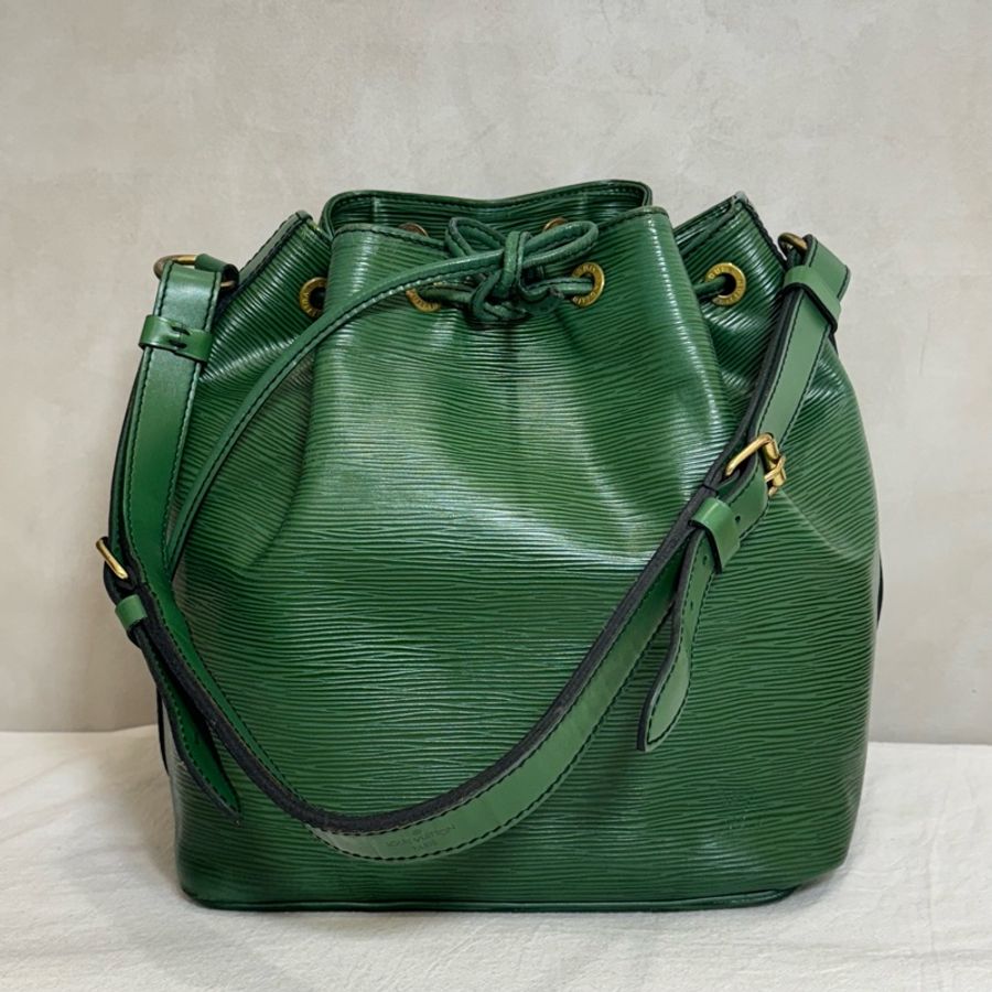 Louis Vuitton 綠色水波紋水桶包-6