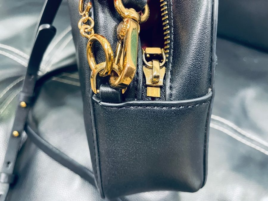 CHARLES & KEITH /小CK LOGO細鏈小方包-黑色-15