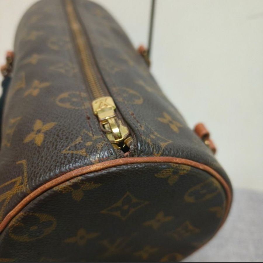 ‼️年中慶降價‼️創新低價只到6/21🎁 ㊣✨Louis Vuitton✨(附防塵袋)路易威登 LV 老花 紅皮 巴比龍 26 圓筒包 手提包/二手精品/二手包/保證正品🌳二手樹屋🌳-7