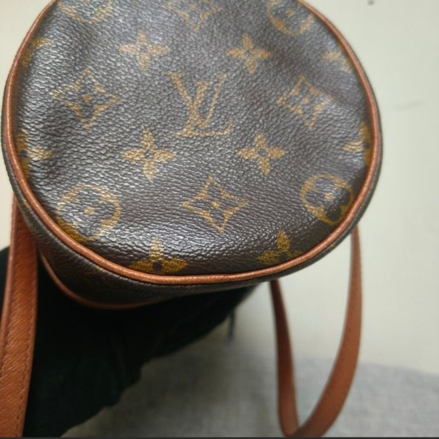 ‼️年中慶降價‼️創新低價只到6/21🎁 ㊣✨Louis Vuitton✨(附防塵袋)路易威登 LV 老花 紅皮 巴比龍 26 圓筒包 手提包/二手精品/二手包/保證正品🌳二手樹屋🌳-9