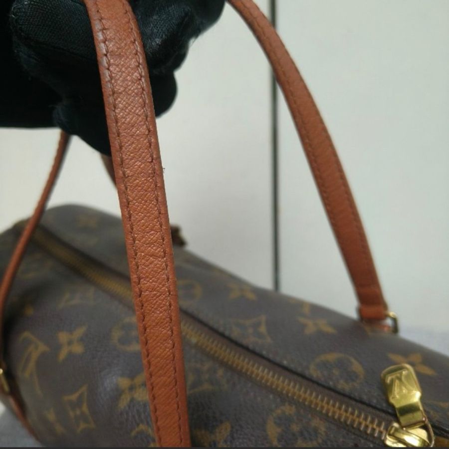 ‼️年中慶降價‼️創新低價只到6/21🎁 ㊣✨Louis Vuitton✨(附防塵袋)路易威登 LV 老花 紅皮 巴比龍 26 圓筒包 手提包/二手精品/二手包/保證正品🌳二手樹屋🌳-23