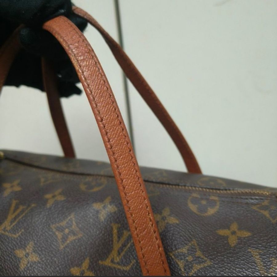‼️年中慶降價‼️創新低價只到6/21🎁 ㊣✨Louis Vuitton✨(附防塵袋)路易威登 LV 老花 紅皮 巴比龍 26 圓筒包 手提包/二手精品/二手包/保證正品🌳二手樹屋🌳-26