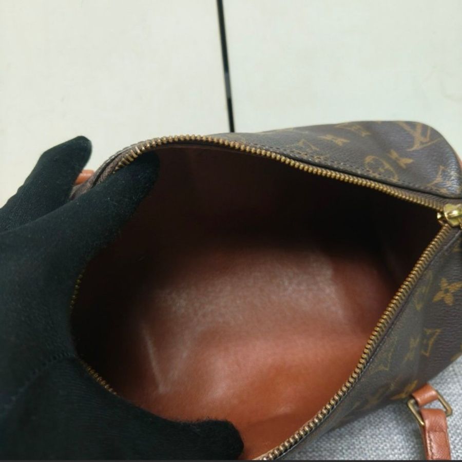 ‼️年中慶降價‼️創新低價只到6/21🎁 ㊣✨Louis Vuitton✨(附防塵袋)路易威登 LV 老花 紅皮 巴比龍 26 圓筒包 手提包/二手精品/二手包/保證正品🌳二手樹屋🌳-28