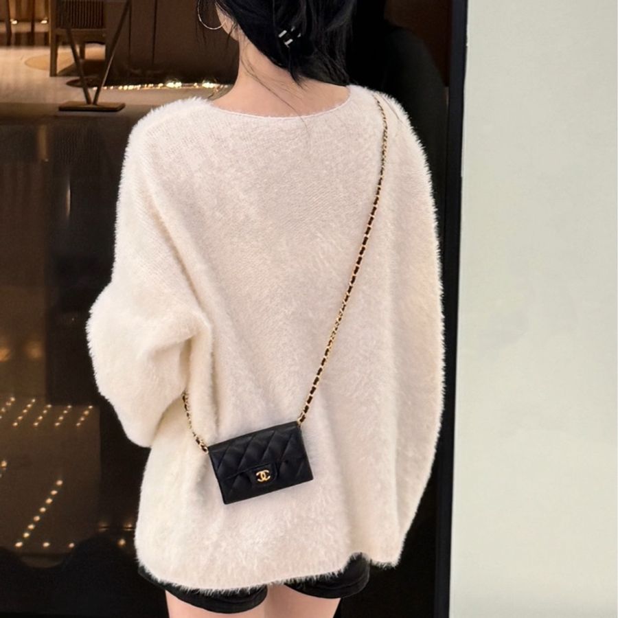 Chanel cf mini 鏈條風琴包-5