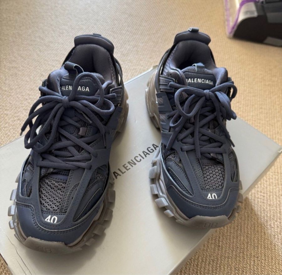 Balenciaga 巴黎世家Track 老爹鞋磨沙藏青色 40號-6