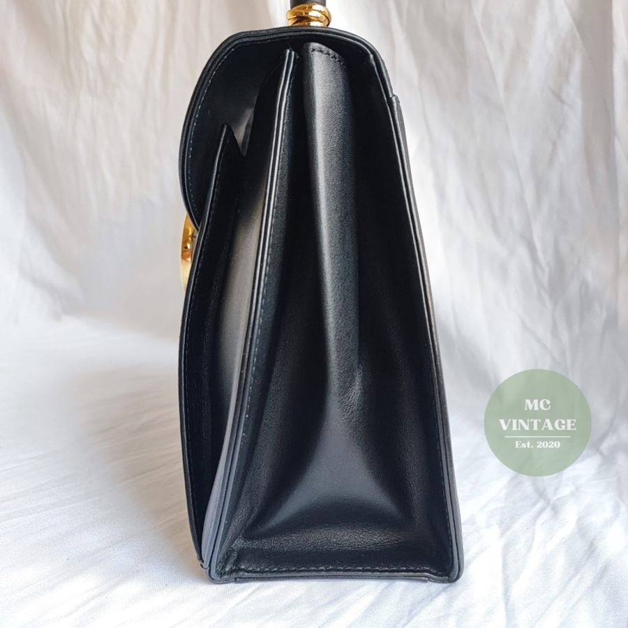 Cartier Panthere Leather Handbag 金豹 月牙扣 手提包-7