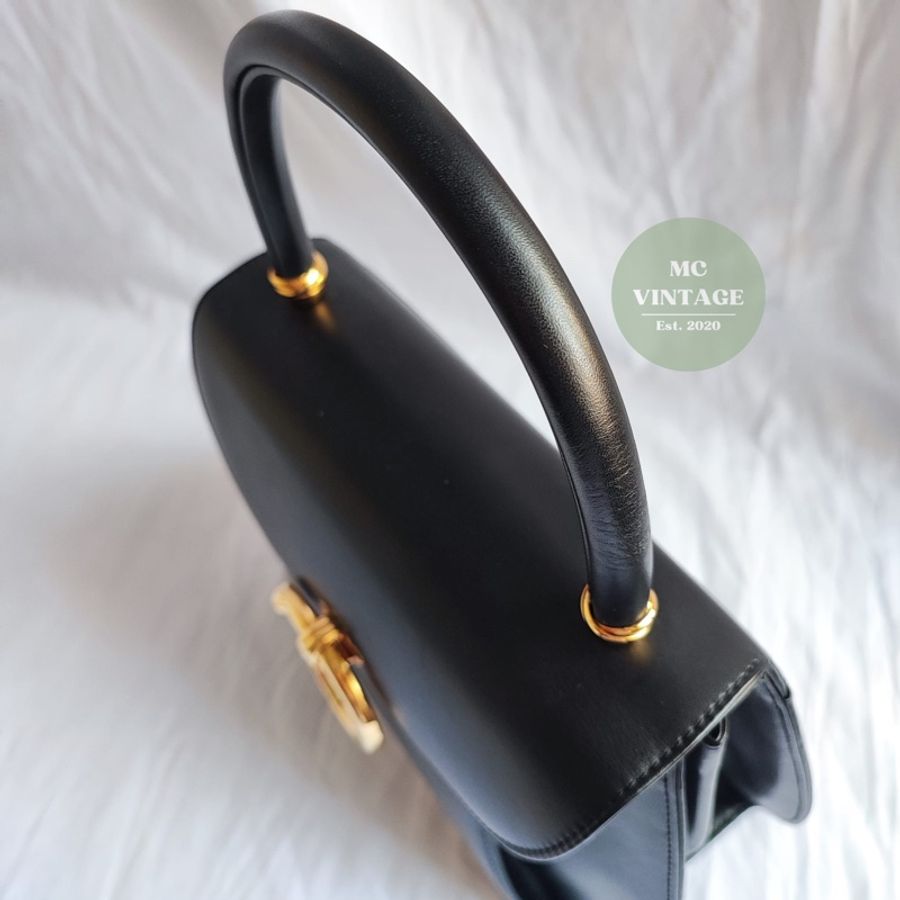 Cartier Panthere Leather Handbag 金豹 月牙扣 手提包-17