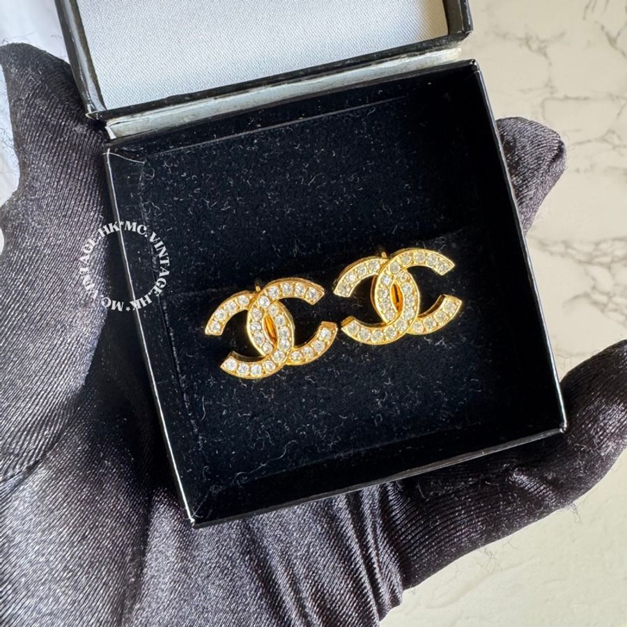 CHANEL Vintage Clip-On Earrings 中古 耳夾-1