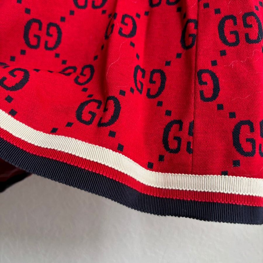 ::GUCCI:: 滿版雙G 紅色開襟上衣 外套-6