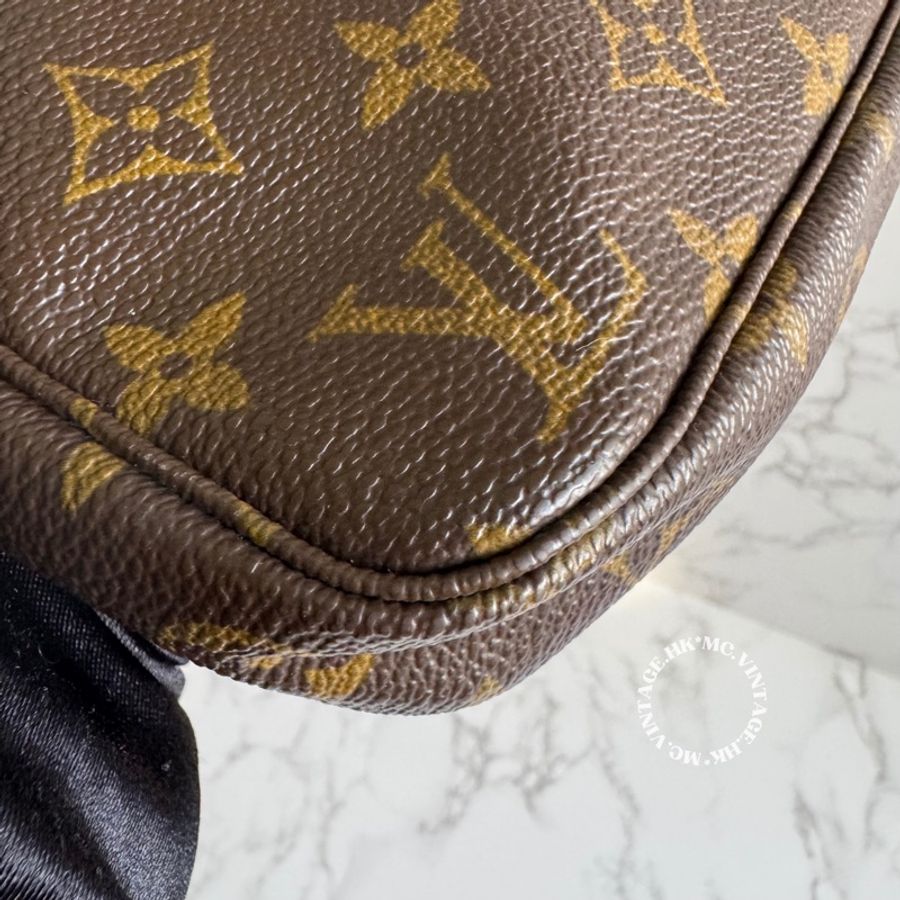LV Vintage Monogram Pochette Accessoires 中古 老花 麻雀包-7