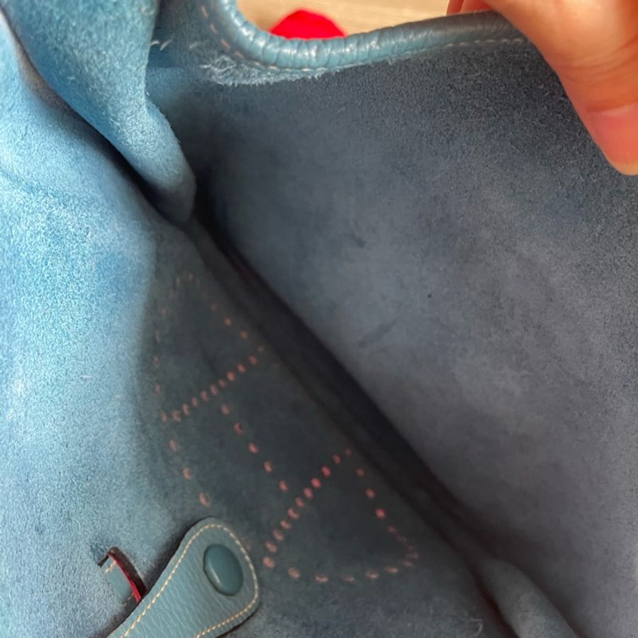 愛馬仕 Hermes Evelyne29 P刻 銀扣 二手-9