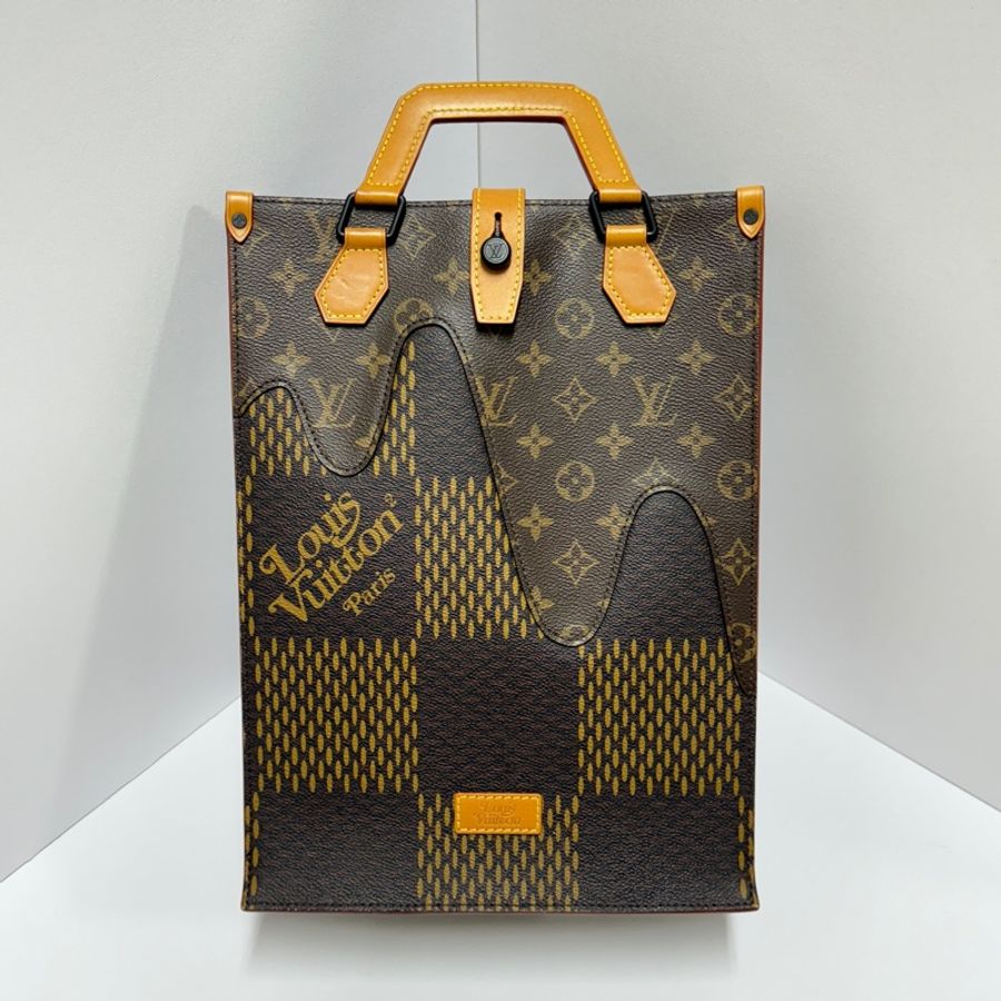 (極新! 超稀有) LV Nigo聯名 超帥限量款 手提托特+斜背包-7