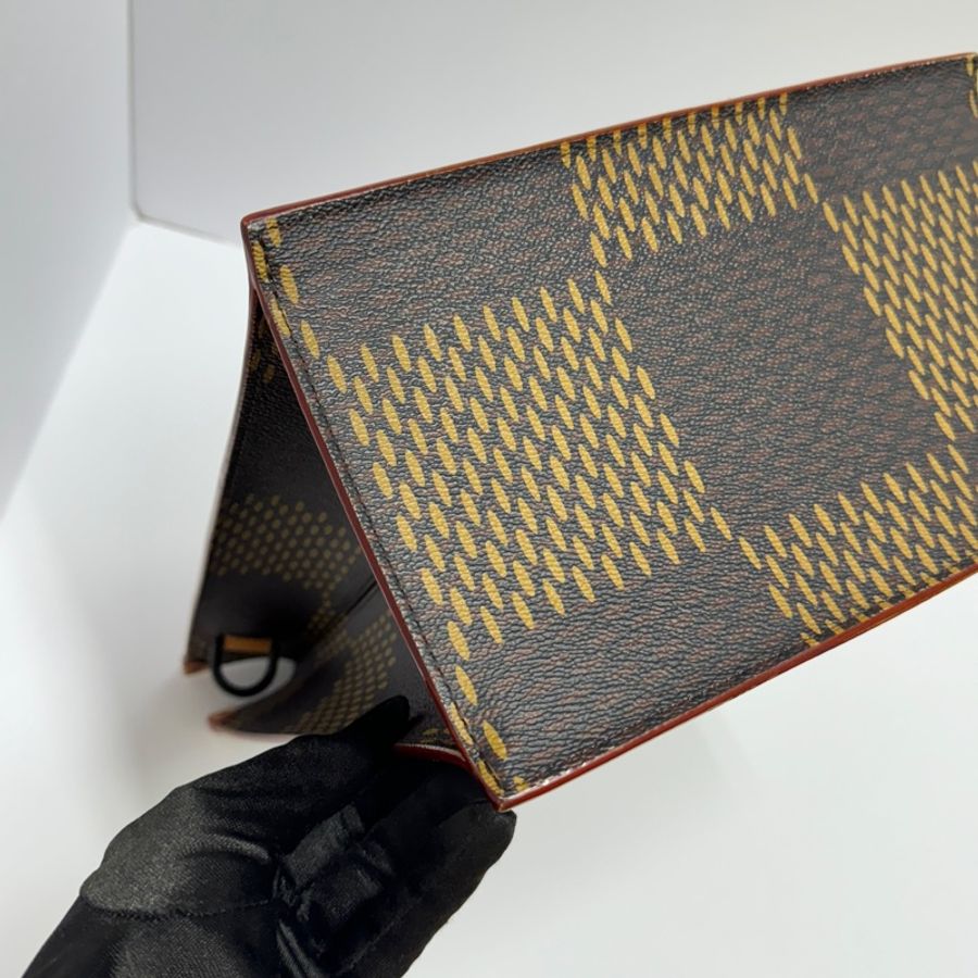 (極新! 超稀有) LV Nigo聯名 超帥限量款 手提托特+斜背包-13