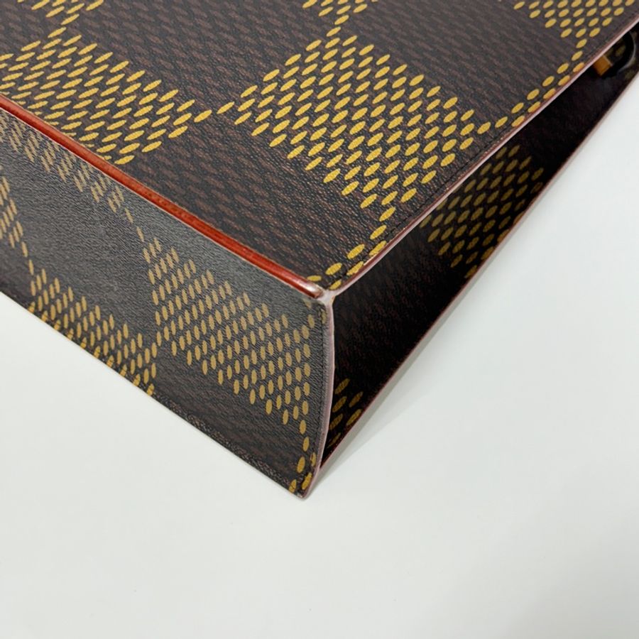 (極新! 超稀有) LV Nigo聯名 超帥限量款 手提托特+斜背包-17