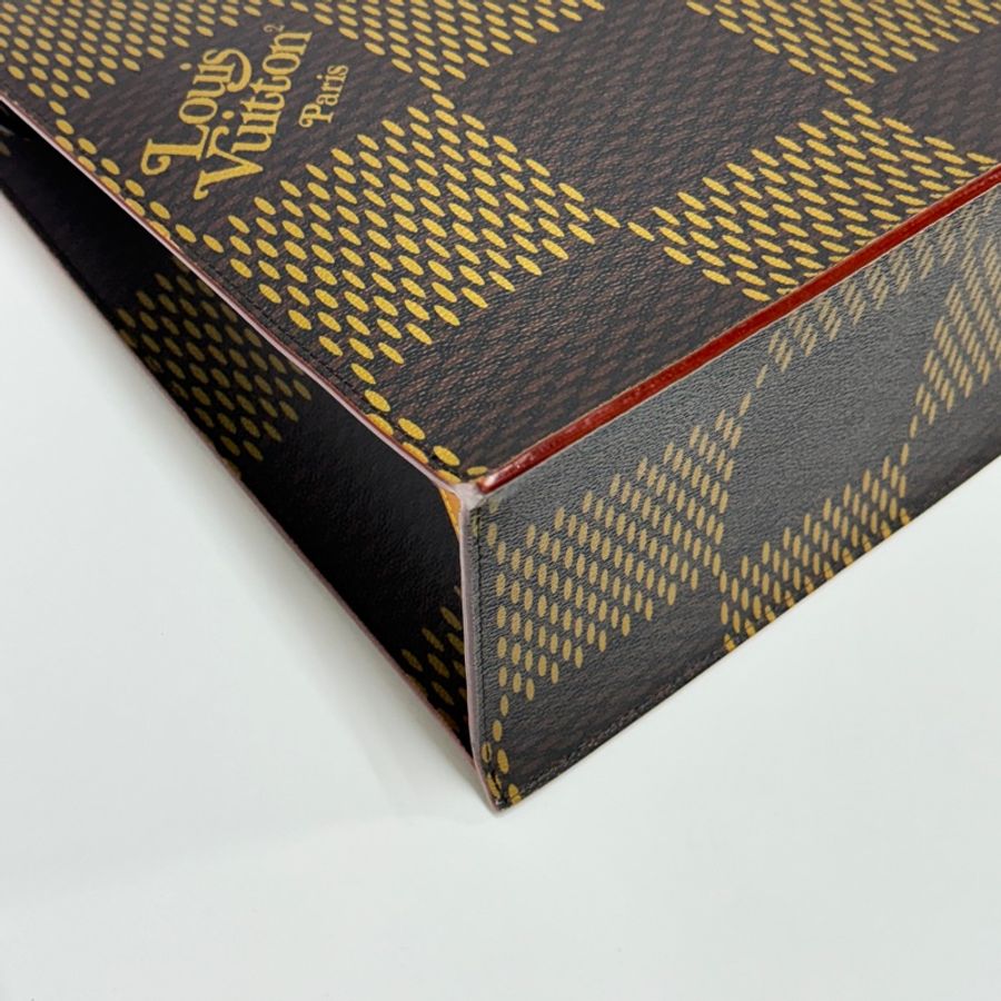 (極新! 超稀有) LV Nigo聯名 超帥限量款 手提托特+斜背包-18