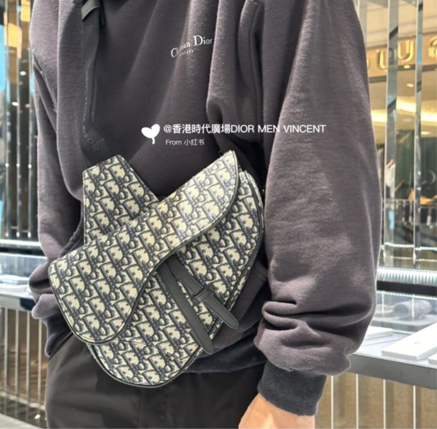 🈶購證Dior saddle新款馬鞍包 99新閒置🉑送禮 櫃上在售12.5萬-6