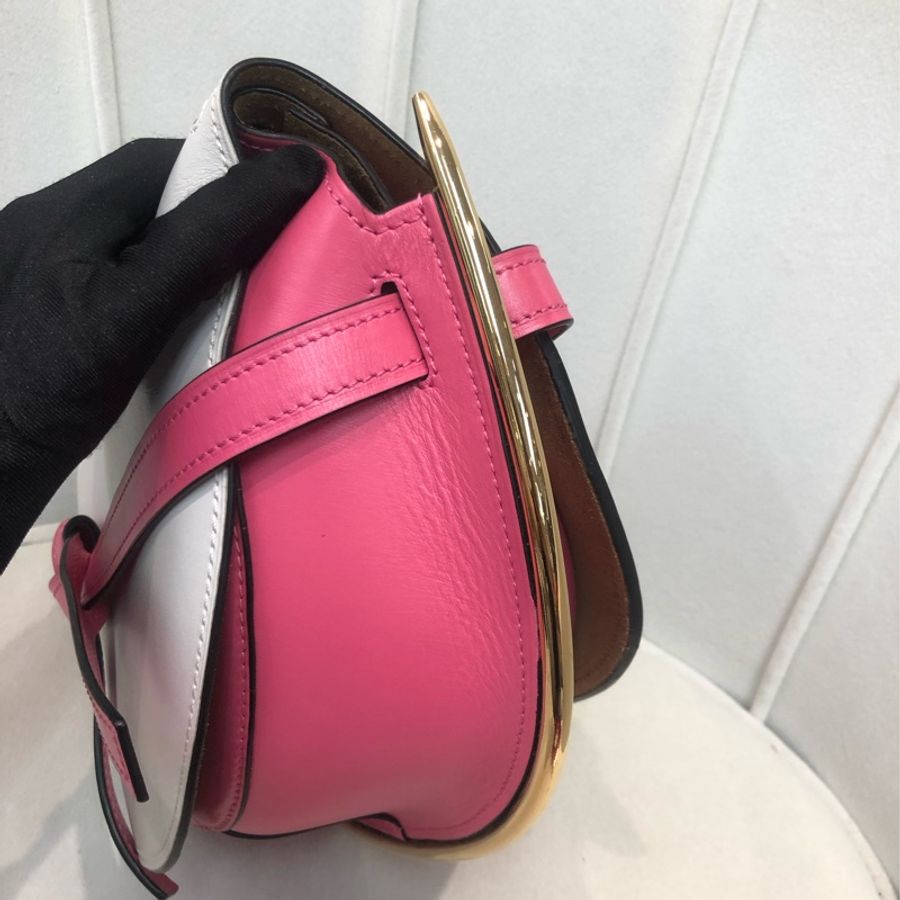 LOEWE GATE 粉拼白 XA924-3