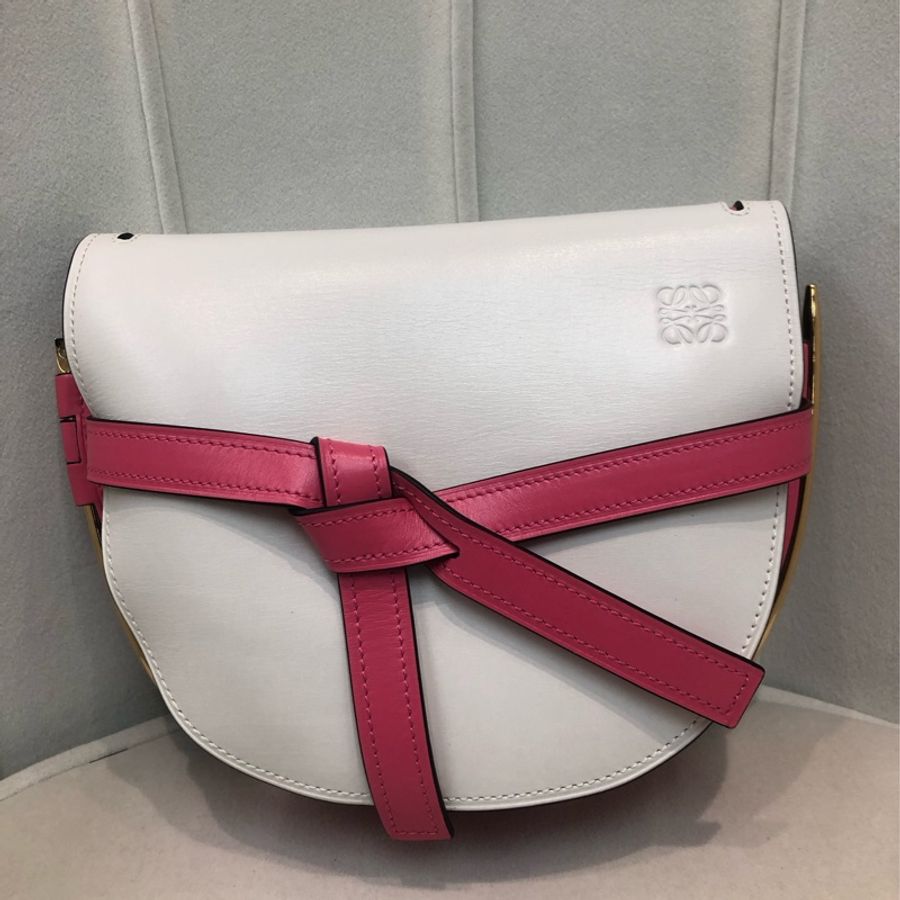 LOEWE GATE 粉拼白 XA924-9
