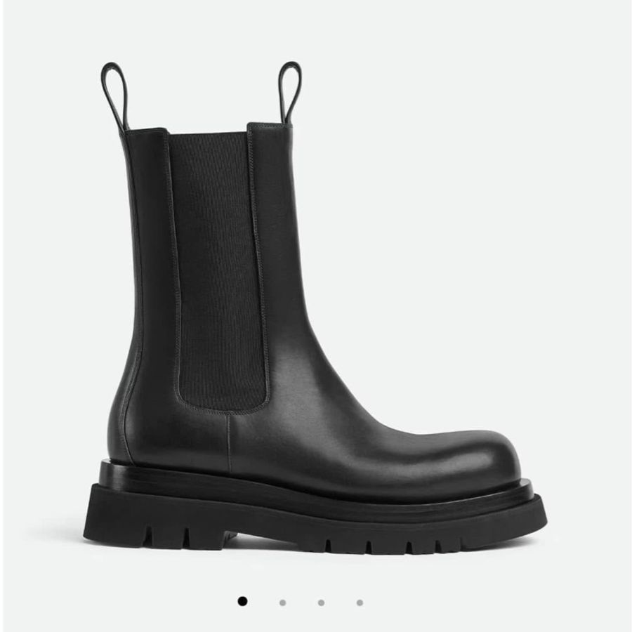 BOTTEGA VENETA Lug Chelsea Boot 黑色靴子 近全新 尺寸 35.5-4