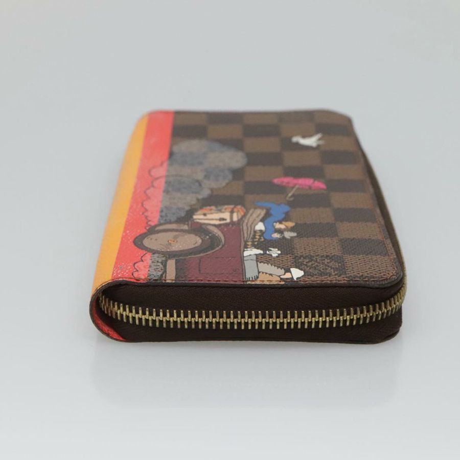 【日本直送】路易威登 Damier Evasion Zippy 長版皮夾 N61240 LV Auth 125449-2