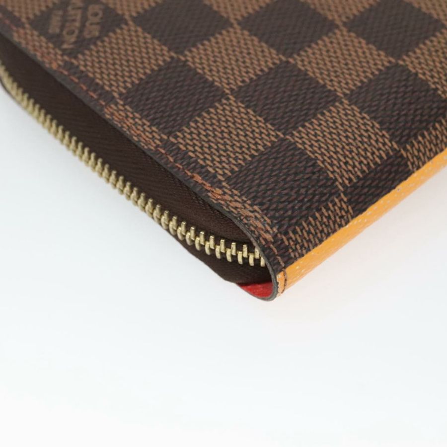 【日本直送】路易威登 Damier Evasion Zippy 長版皮夾 N61240 LV Auth 125449-15