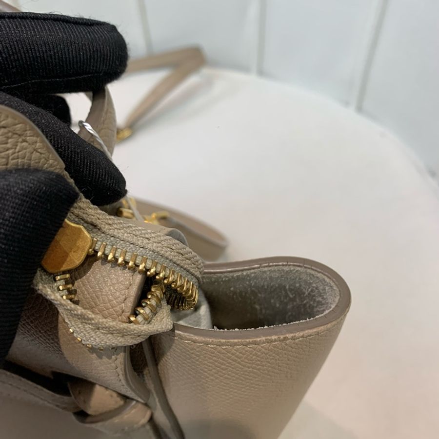 Celine 賽琳 灰色 細號 鯰魚包Belt bag (XA873)-6