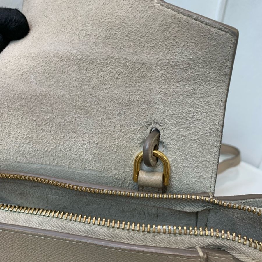 Celine 賽琳 灰色 細號 鯰魚包Belt bag (XA873)-30