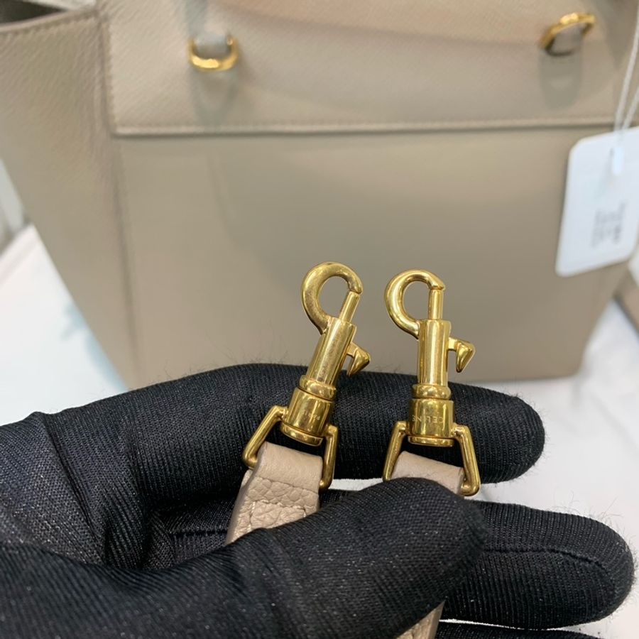 Celine 賽琳 灰色 細號 鯰魚包Belt bag (XA873)-66