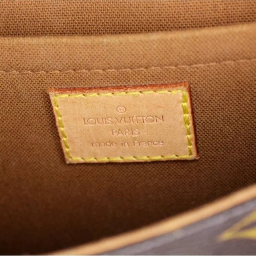 狀況良好 Louis Vuitton LV 手提 老花包 小巧可愛-3