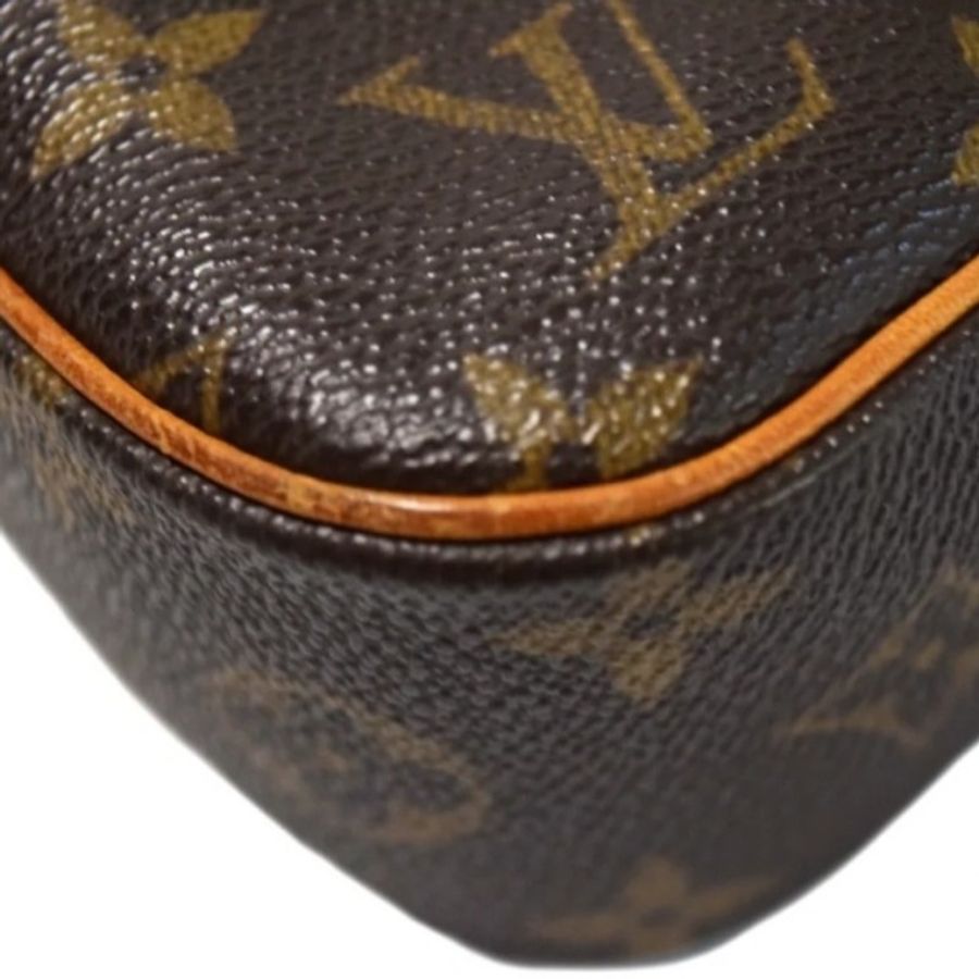 狀況良好 Louis Vuitton LV 手提 老花包 小巧可愛-12