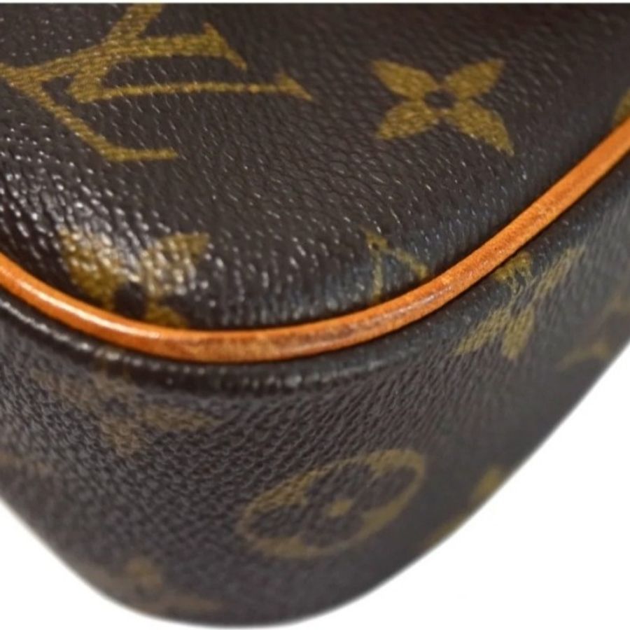 狀況良好 Louis Vuitton LV 手提 老花包 小巧可愛-24