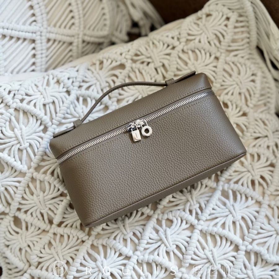 Loro Piana L19 飯盒包 大象灰銀釦 全新-0
