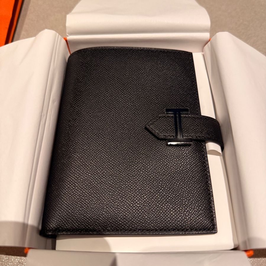 Hermès Bearn Compact Wallet So black 純黑款-6