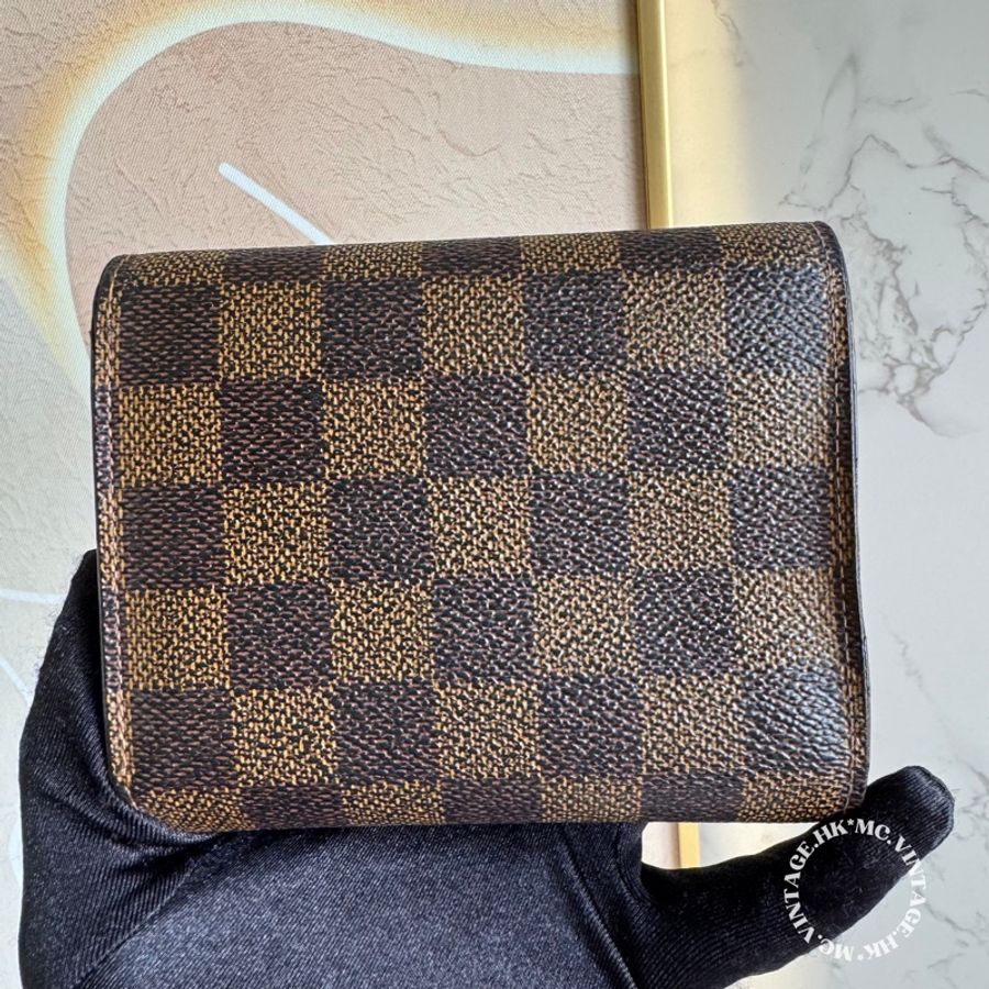 LV Damier Wallet 棋盤格 短銀包 短夾 三摺夾-2