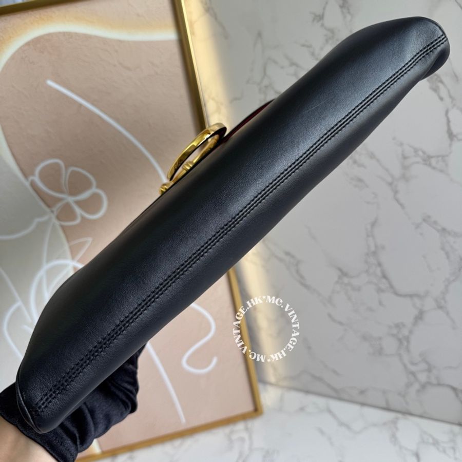 Cartier Panthere Clutch 黑金 豹頭 豹扣 手拿包 晚宴包-9