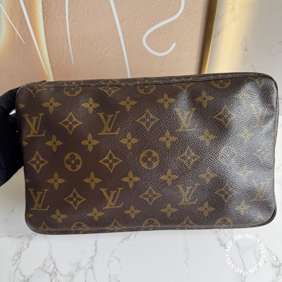 LV Vintage Monogram Clutch / Vanity Bag 中古 80‘s 老花 手拿包 化妝包-4