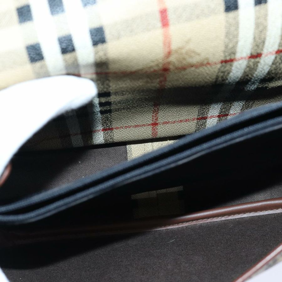 【日本直送】Burberrys Nova Check 單肩包 PVC 皮革 米色 正品 hk1529-9